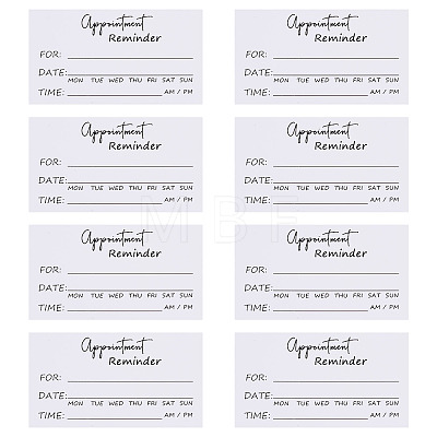 50Pcs Paper Appointment Reminder Cards AJEW-TADJ0001-22-1