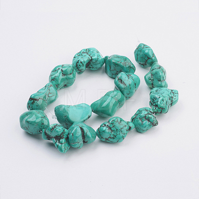 Natural Magnesite Beads Strands G-P324-03-L-1