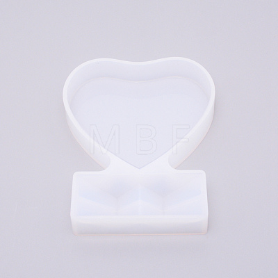 Heart Photo Frame Silicone Molds DIY-WH0176-43A-1