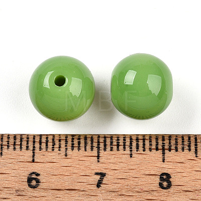 Opaque Solid Color Glass Beads LS-GLAA-N007-10mm-A11-1