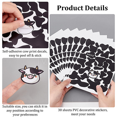 Waterproof PVC Decorative Stickers DIY-WH0320-49A-1