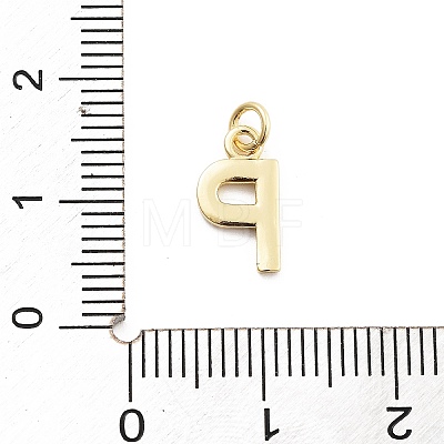 Rack Plating Brass Pendants KK-C065-05P-G-1