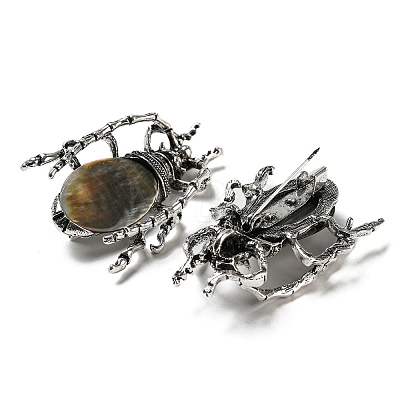 Dual-use Items Alloy Insects Brooch JEWB-C026-05L-AS-1