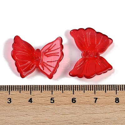 Spray Painted Glass Beads GLAA-Z007-02G-1