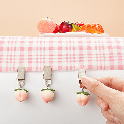 Resin Imitation Fruit Tablecloth Weights HJEW-AB00530-03-1