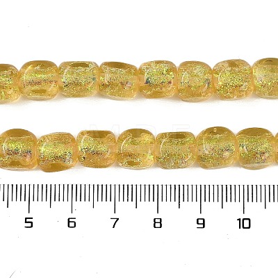 Handmade Foil Lampwork Beads Strands FOIL-K003-05F-1