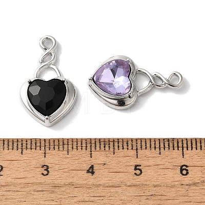 Heart Rack Plating Alloy Pendants FIND-I039-32P-1