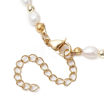 Natural Cultured Freshwater Pearl Beaded Necklaces NJEW-JN05058-1