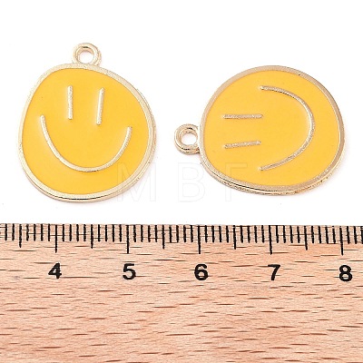 Alloy Enamel Pendants PALLOY-S192-03G-05-1