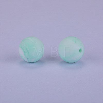 Round Silicone Focal Beads SI-JX0046A-60-1