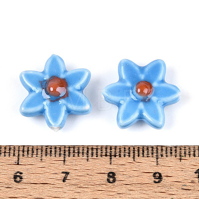 Handmade Porcelain Beads PORC-N008-10B-01-1