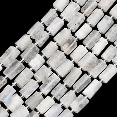 Natural Rainbow Moonstone  Beads Strands G-H352-A01-05-1