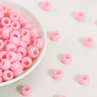 800Pcs Opaque Plastic Beads KY-SP0001-47B-1