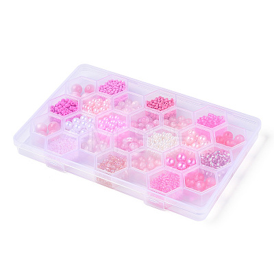 DIY 24 Style Acrylic & Resin Beads Jewelry Making Finding Kit DIY-NB0012-01H-1