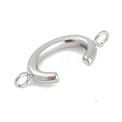 304 Stainless Steel Letter Connector Charms LS-STAS-M108-01P-03-1