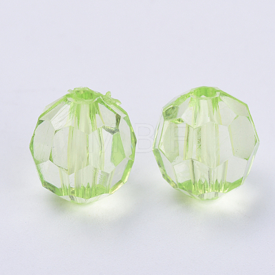 Transparent Acrylic Beads TACR-Q257-10mm-V32-1