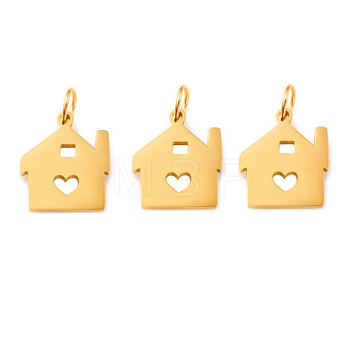 304 Stainless Steel Pendants PW-WG08341-02-1