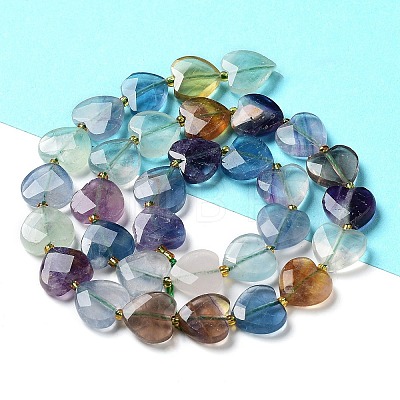 Natural Fluorite Beads Strands G-B044-B04-01-1