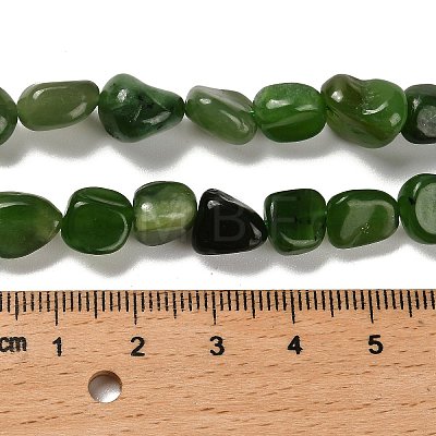 Dyed Natural White Jade Beads Strands G-P497-01E-49-1