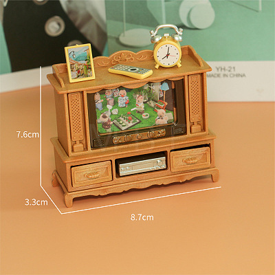 Cute Dollhouse Living Room Sofa TV Sets PW-WG55999-01-1