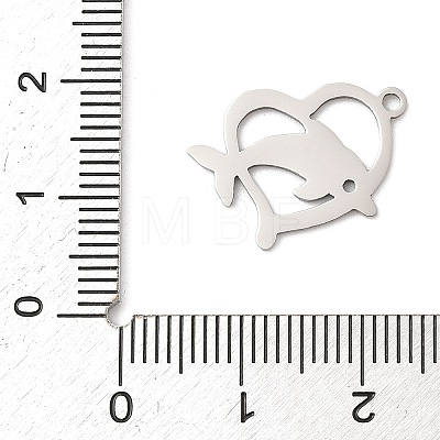 201 Stainless Steel Charms STAS-Q341-14P-1