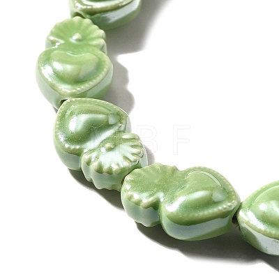 Handmade Porcelain Beads Strands PORC-I028-01M-1