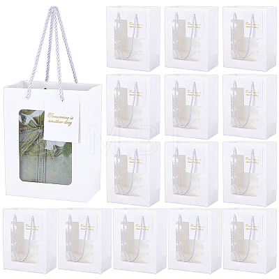 Rectangle Paper Gift Bags LS-ABAG-WH0040-57-1