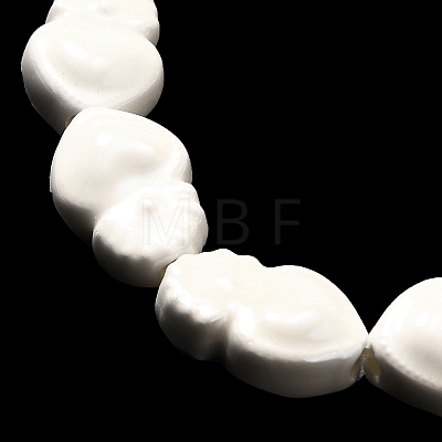 Handmade Porcelain Beads Strands PORC-I028-01P-1