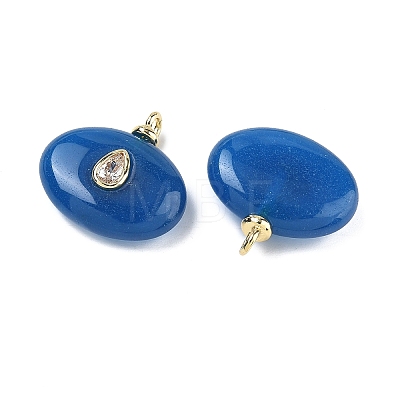 Dyed Natural White Jade Pendants KK-C251-01D-01-1
