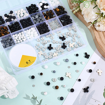 DIY Beads Bracelets Making Kit DIY-PA0001-78-1