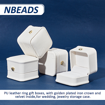  PU Leather Ring Gift Boxes LBOX-NB0001-03C-1