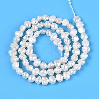 Natural Cultured Freshwater Pearl Beads Strands PEAR-T006-18B-1