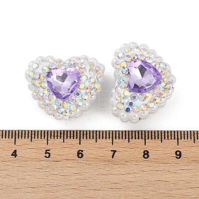 Polymer Clay Glass Rhinestone Beads CLAY-NH0001-13D-1