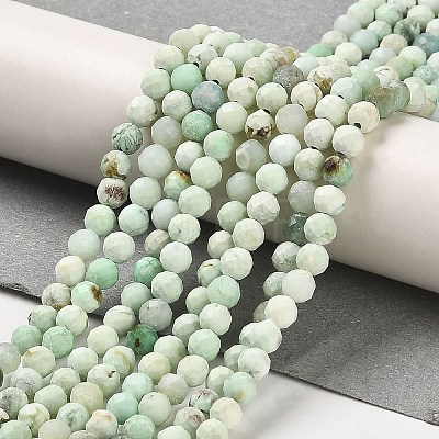 Natural Green Opal Beads Strands G-Z035-A02-03C-1