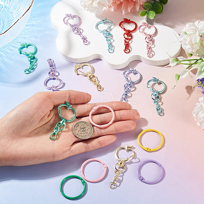 15Pcs Alloy Swivel Clasps FIND-TA0010-56-1
