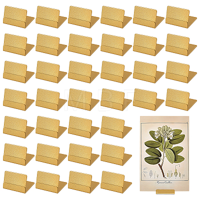 50Pcs Stainless Steel Label Display Holder AJEW-WA0003-35-1