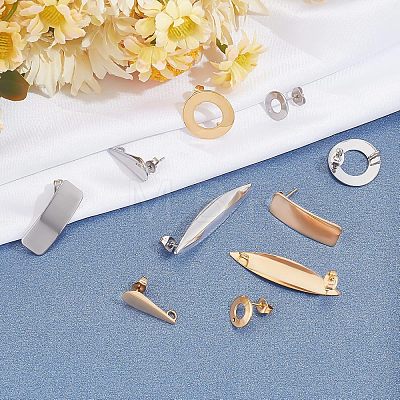 Unicraftale 304 Stainless Steel Stud Earring Findings STAS-UN0004-11-1