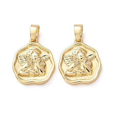 Brass Pendants KK-H297-03G-1