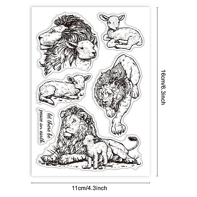 Custom PVC Plastic Clear Stamps DIY-WH0448-0162-1