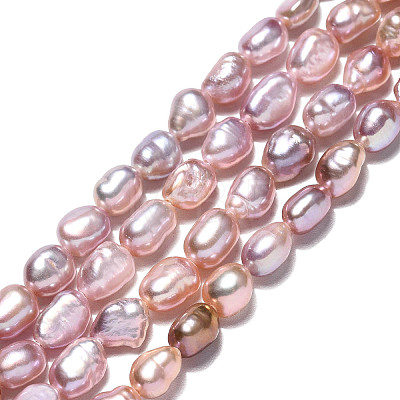 Natural Cultured Freshwater Pearl Beads Strands PEAR-N014-05F-1