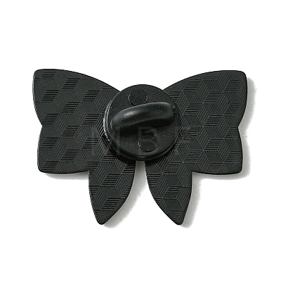 Black Alloy Brooches JEWB-O013-19A-1