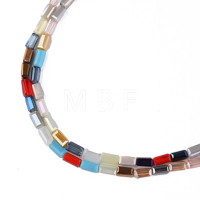 Transparent Glass Beads Strands GLAA-N051-08-1