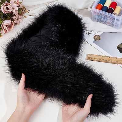 Artificial Wool Fur Collar AJEW-PH0008-64D-1