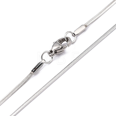 304 Stainless Steel Herringbone Chain Necklaces NJEW-F227-07P-05-1