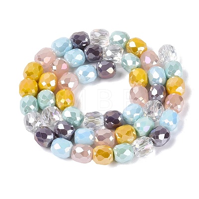 Electroplate Mixed Styles Glass Beads Strands EGLA-N022-13A-A02-1