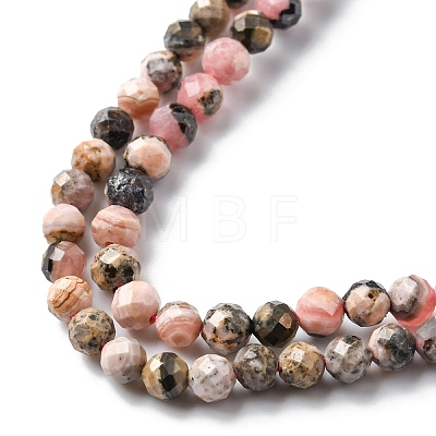Natural Argentina Rhodonite Beads Strands G-M399-01B-1