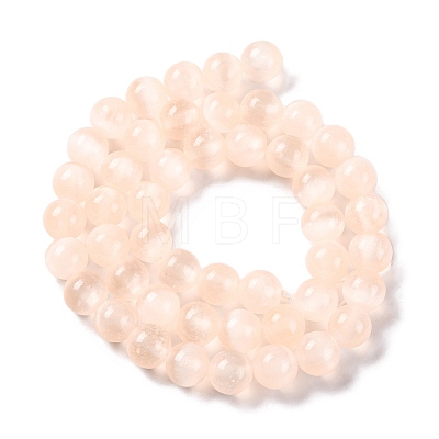 Natural Selenite Beads Strands G-C142-01C-08-1