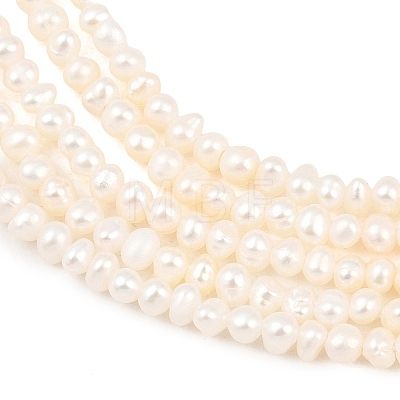 Natural Cultured Freshwater Pearl Beads Strands PEAR-D003-01C-01-1