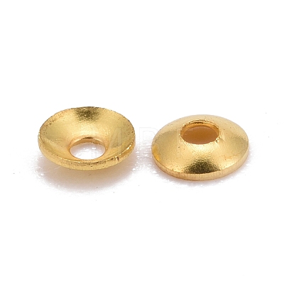 Brass Tiny Bead Cones KK-O043-04G-1