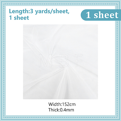 WADORN 1 Sheet Polyester Mesh Fabric DIY-WR0003-72A-1